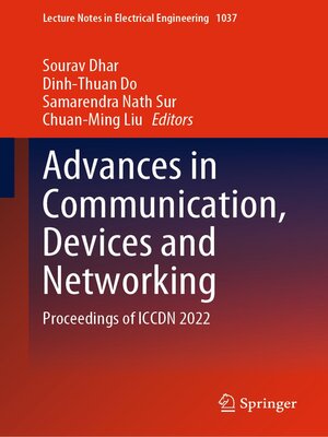 cover image of Advances in Communication, Devices and Networking